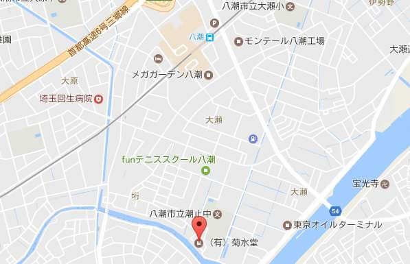 菊水堂の周辺地図