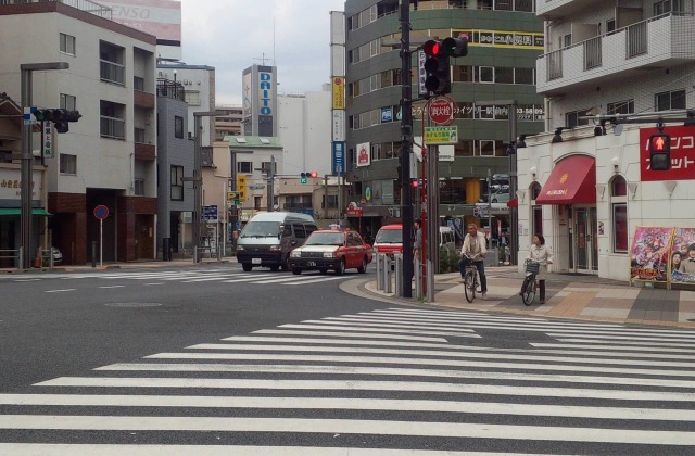 とうきょうスカイツリー駅前の交差点