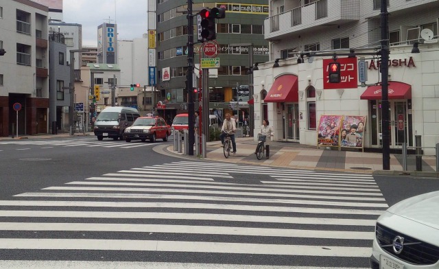 とうきょうスカイツリー駅前の交差点