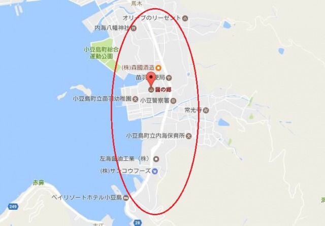 醤の郷（ひしおのさと）周辺の地図